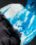 "PRADA" Abstract all over print mohair blend knit