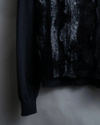 "MAISON MARGIELA"
Fur docking high gauge knit