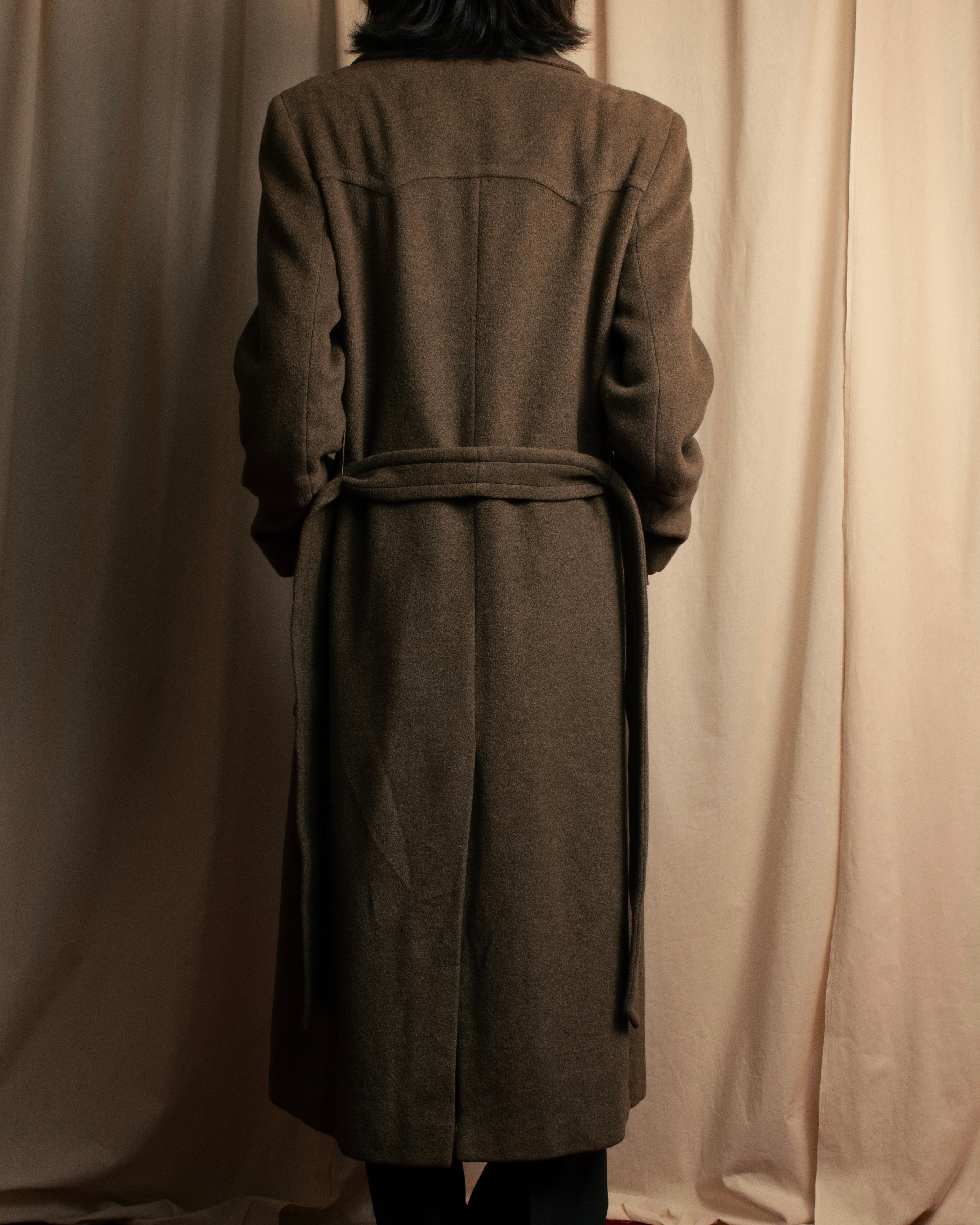 -SPECIAL- “GUCCI × ZAMASPORT” 1989–1994 Double Breasted Long Coat