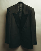 -SPECIAL- “Christian Dior MONSIEUR” 80’s-90’s satin peak-lapel tuxedo jacket