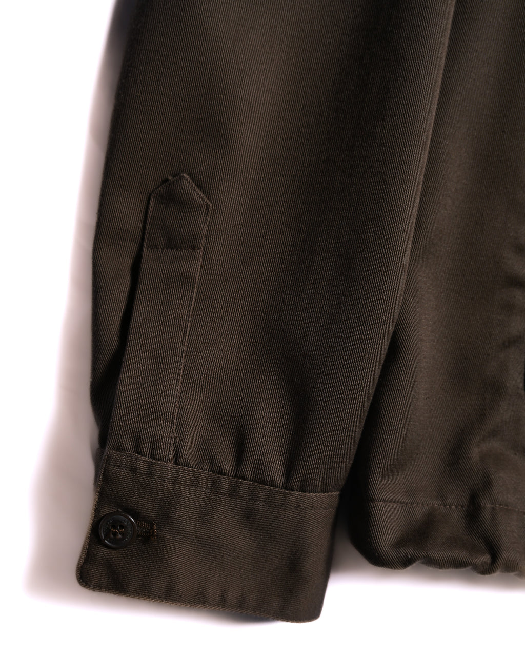 VINTAGE/ Short Length Cotton Jacket Brown