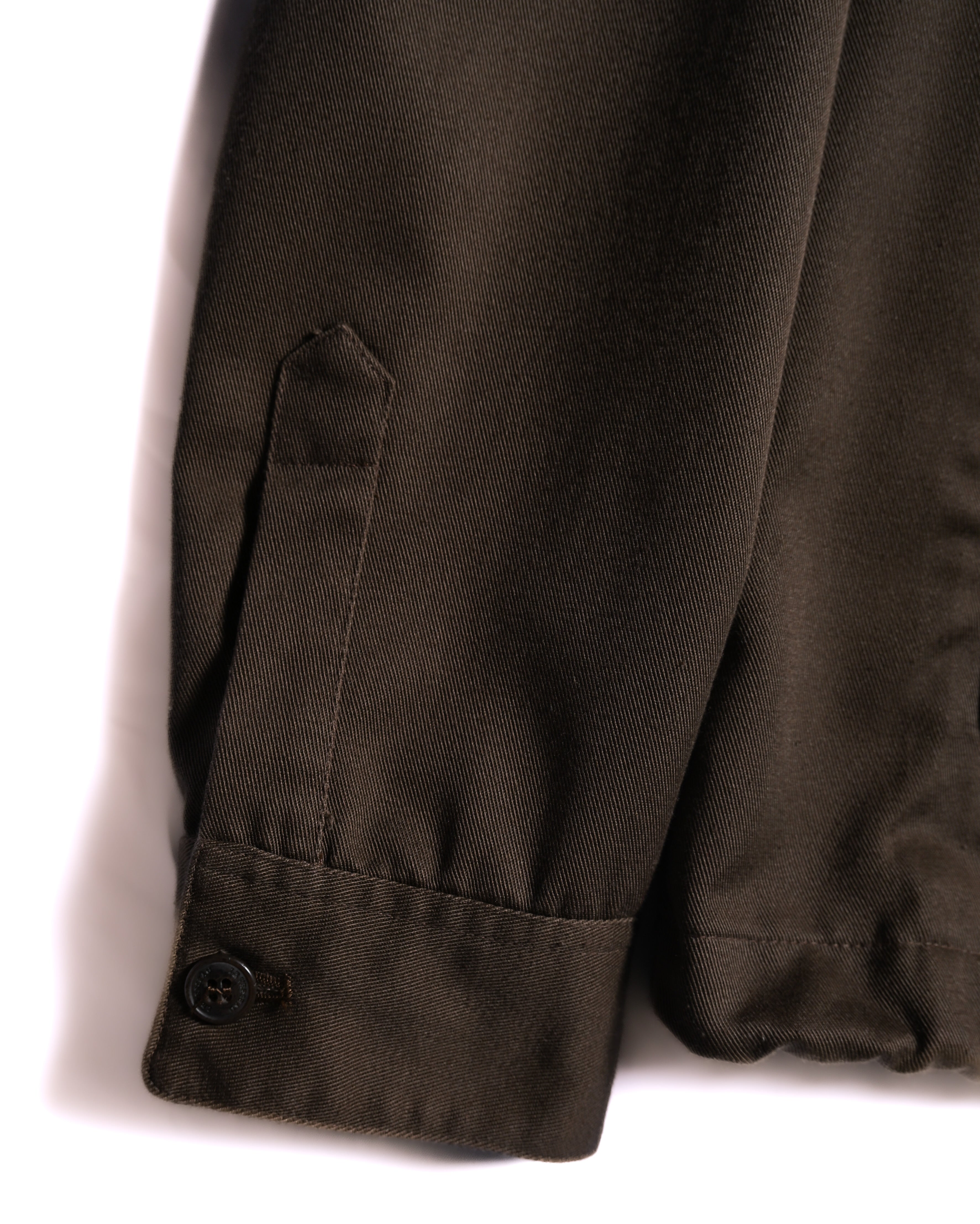 VINTAGE/ Short Length Cotton Jacket Brown