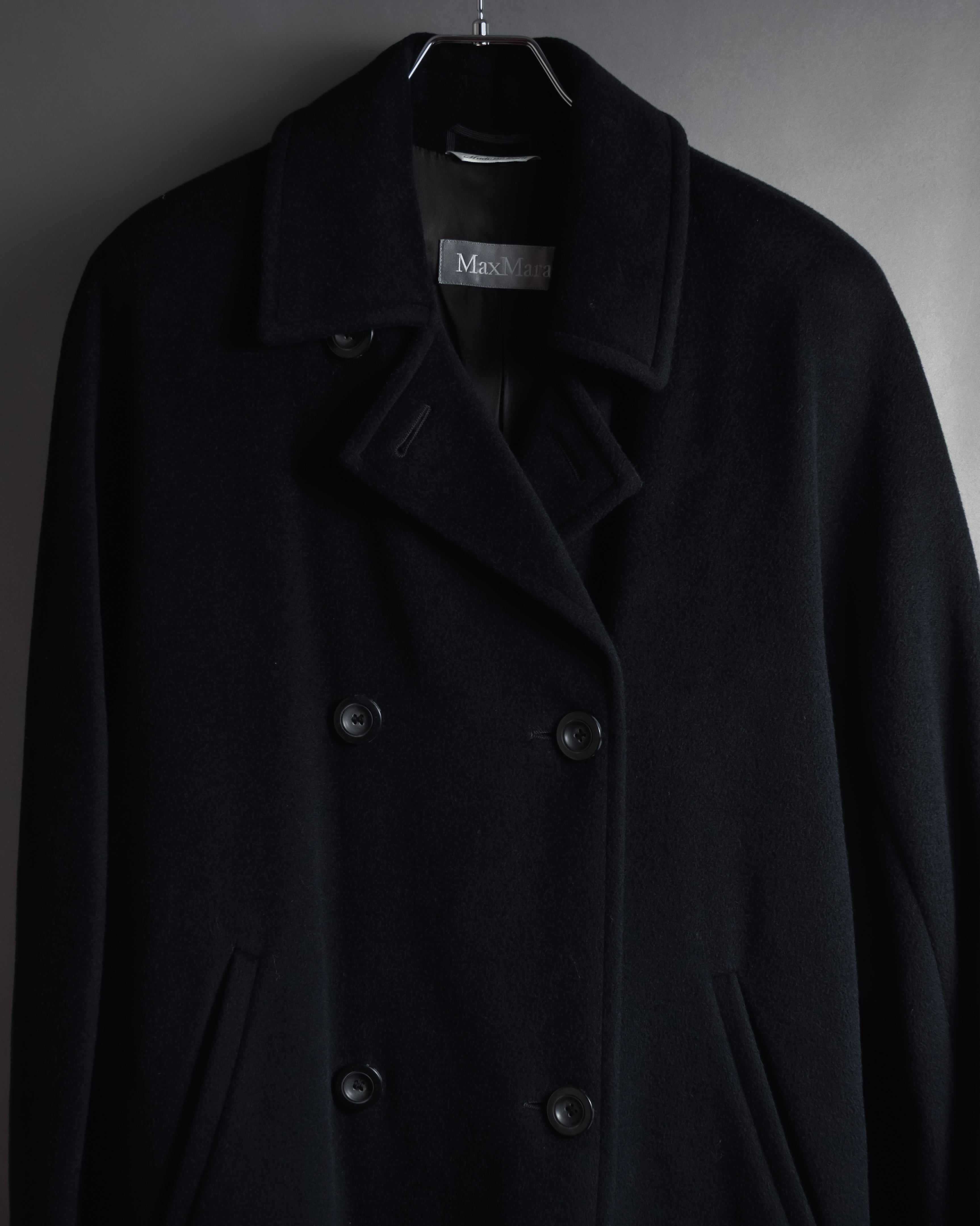 "Max Mara" 90’s-00’s Double-breasted virgin wool coat