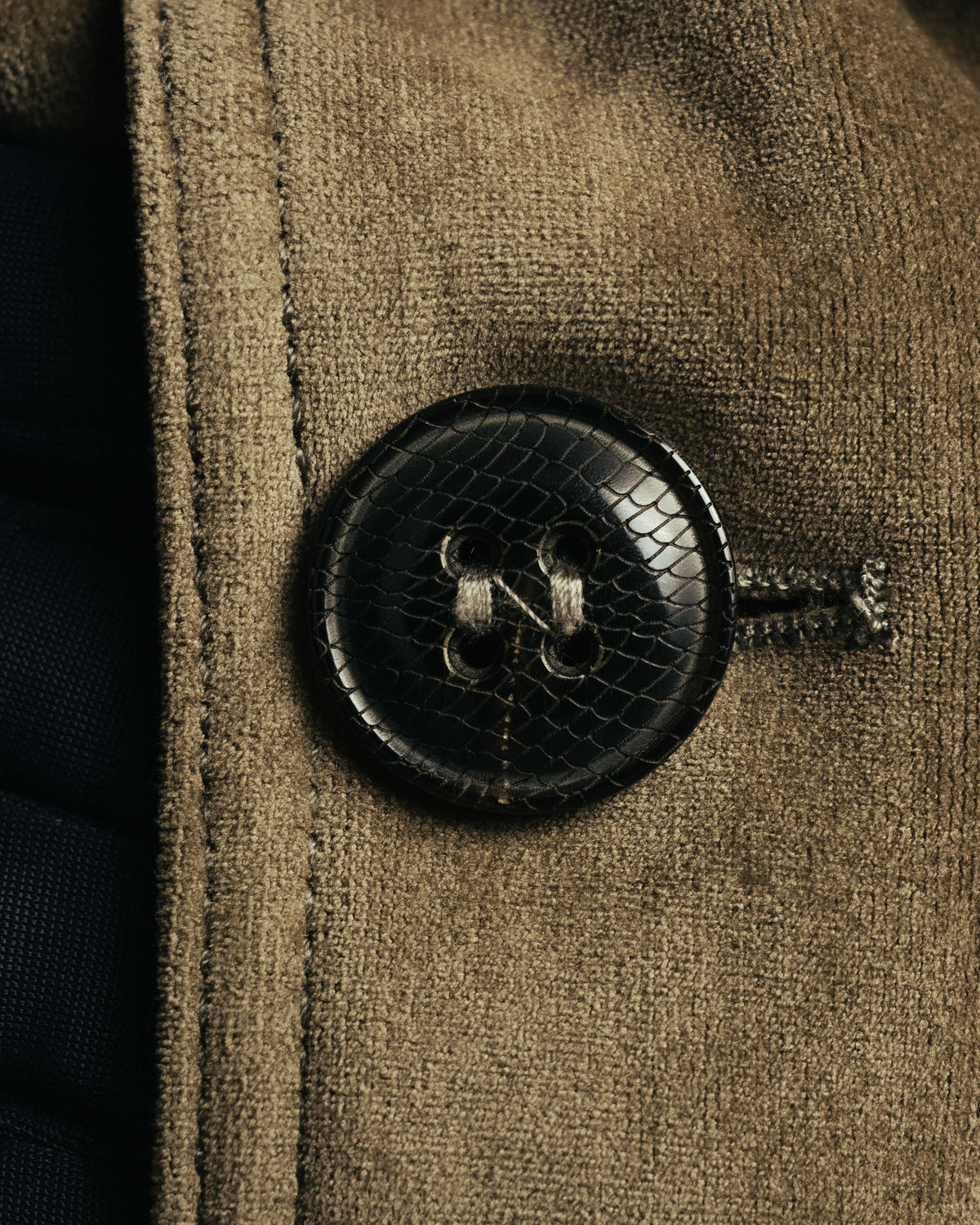 “GIORGIO ARMANI” 90’s-00’s Suede-effect multi-pocket tailored field jacket