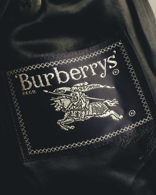 "Burberrys" 80's-90's Classic double-breasted wool overcoat