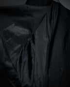 "GIORGIO ARMANI" 90’s draped double breasted suit set-up