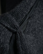 “DRIES VAN NOTEN” 90’s–Early 00’s Cashmere and silk layered belted cardigan