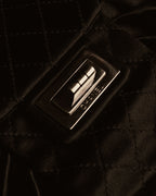 –SPECIAL–"CHANEL" 08-09’s Satin quilted bow shoulder bag