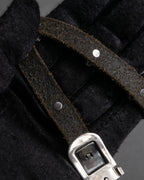 "GUCCI" Anger forest collection leather double wrap bracelet