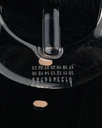 “Maison Margiela” 2016-2022 Clear calendar buckle grained leather belt