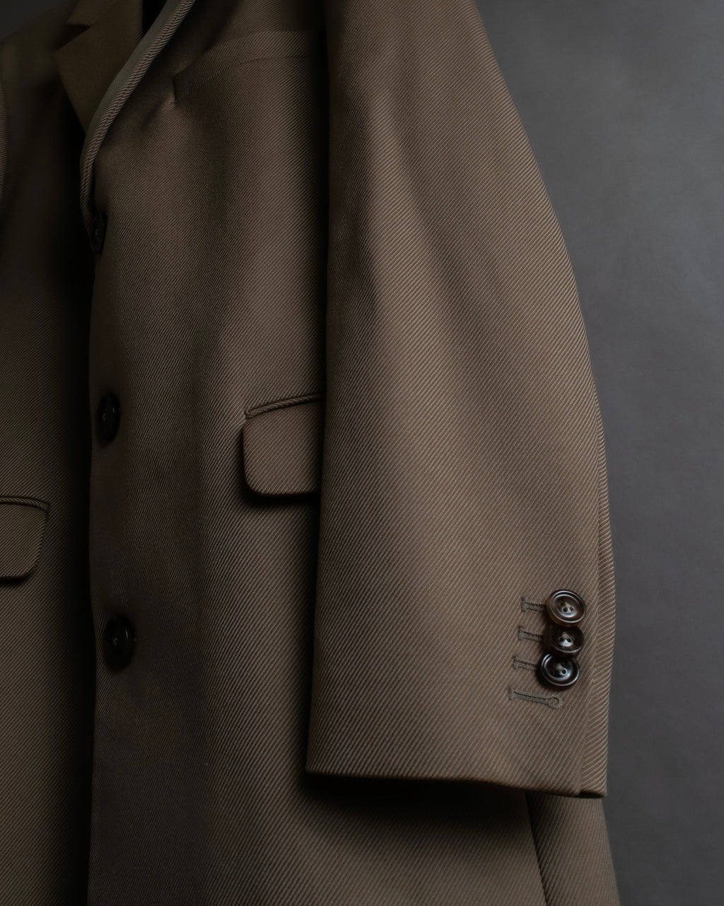 "MAISON MARGIELA" 13AW structured mid-length tailored coat
