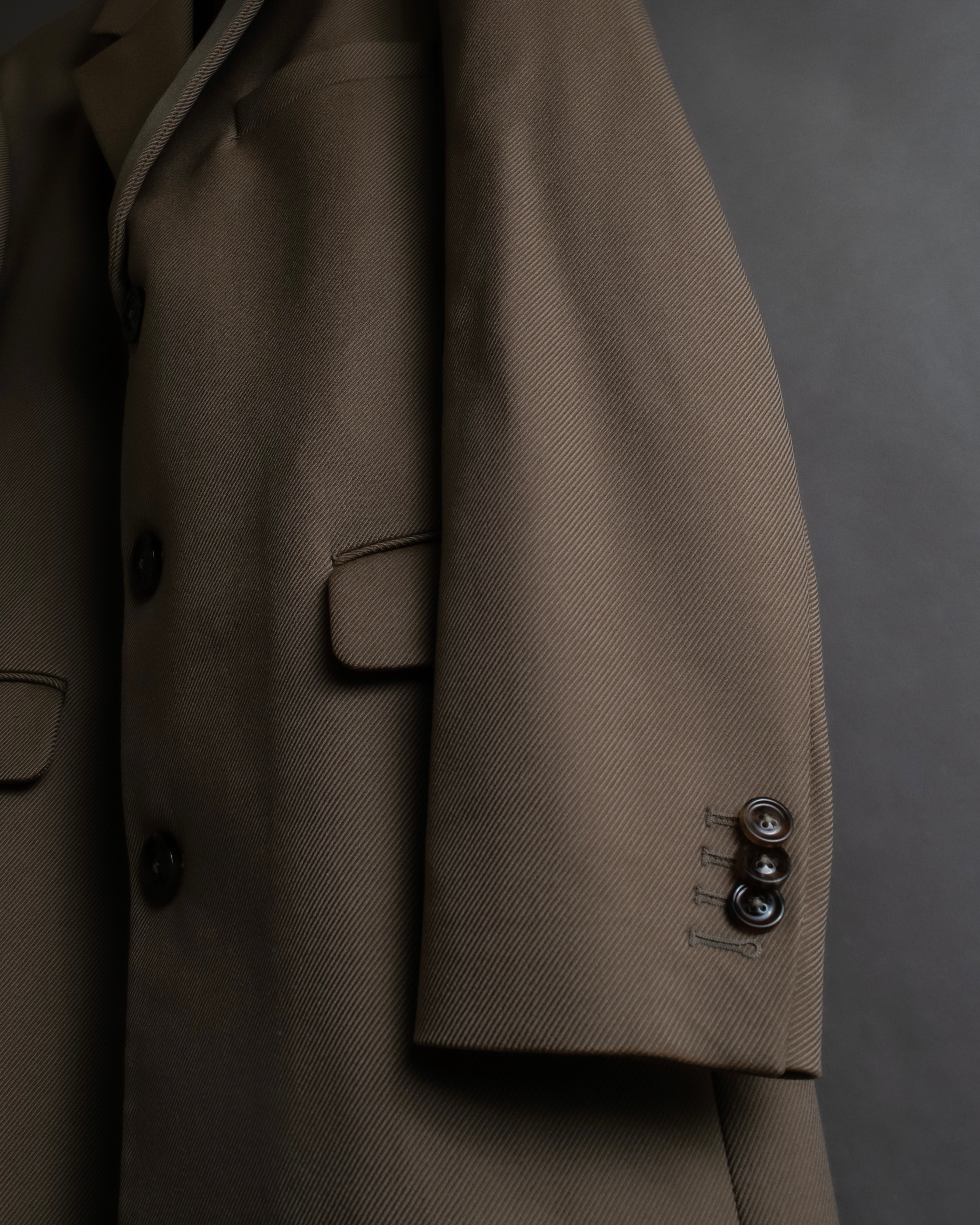 "MAISON MARGIELA" 13AW structured mid-length tailored coat