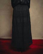 -SPECIAL- “tricot COMME des GARÇONS“ 2002SS Lace panel gathered skirt