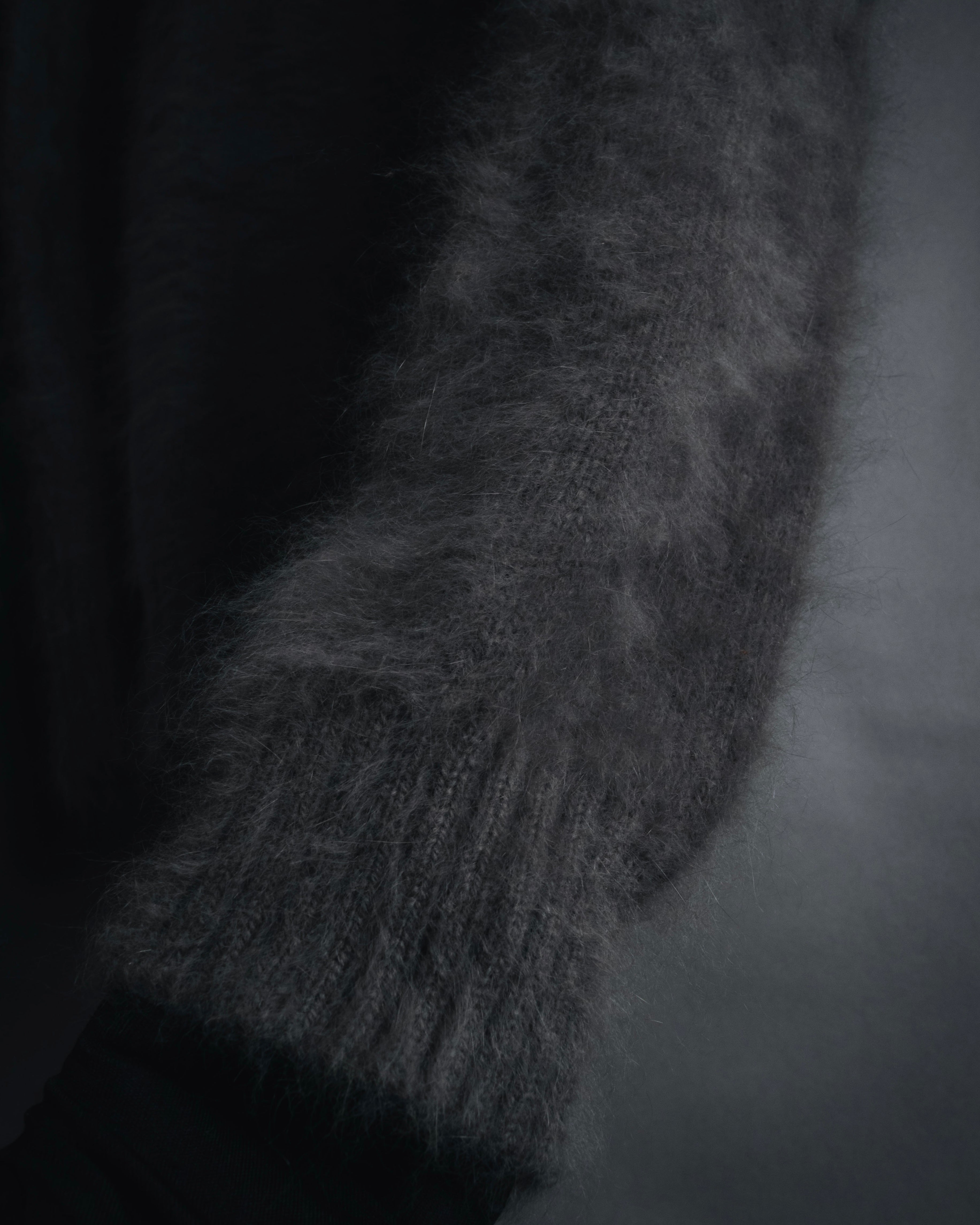 "GUCCI" 2010-11 angora blend brushed crewneck knit