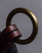 "CELINE" Bundled wrap leather layered belt