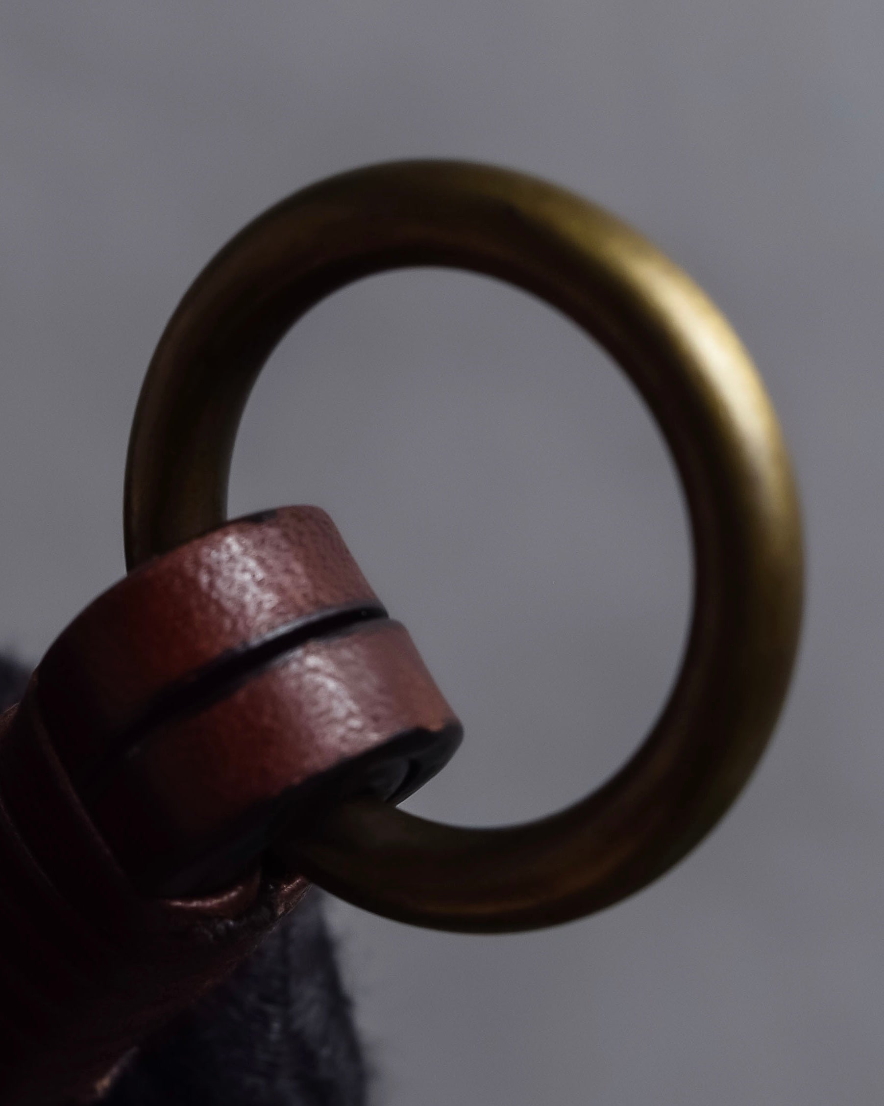 "CELINE" Bundled wrap leather layered belt