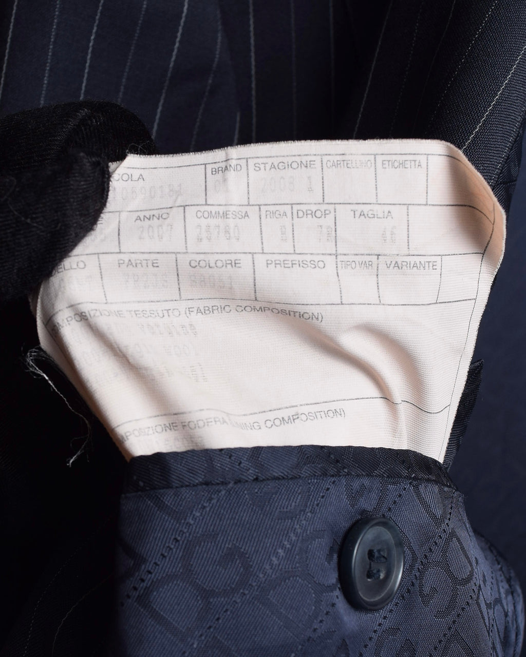 "Dolce & Gabbana" Pinstripe wool tailored jacket