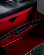 “CELINE” Early 80’s equestrian hardware top-handle bag