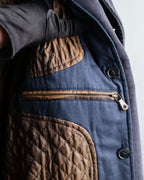 "Dolce & Gabbana" Lightly brushed liner-equipped trench coat