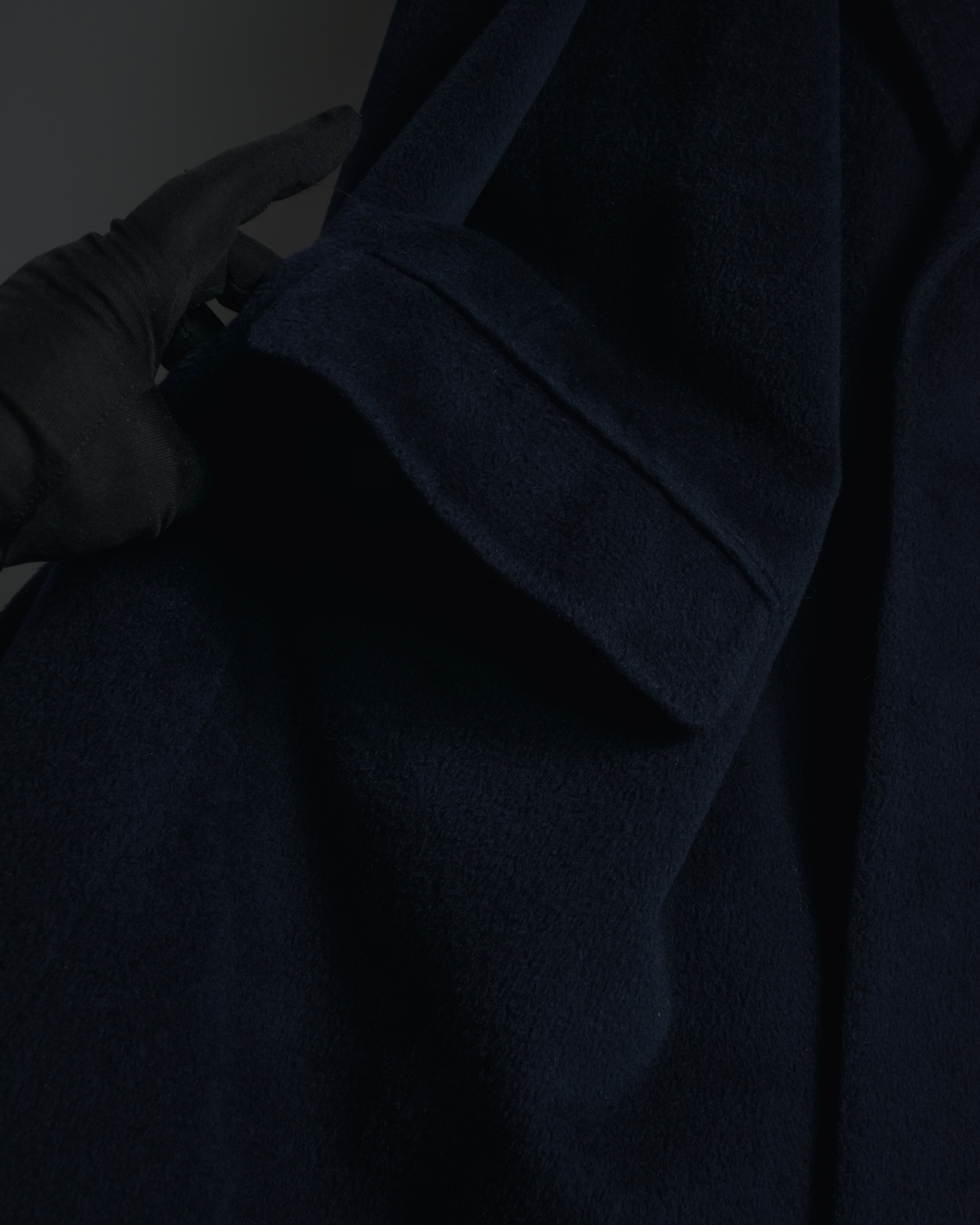 "VALENTINO GARAVANI UOMO" 80’s-90’s Cashmere blend tailored coat