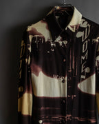 "JEAN PAUL GAULTIER" City night view graphic shirt