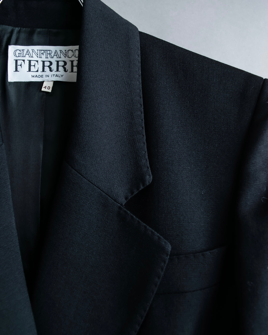 “GIANFRANCO FERRE” Beautifully shaped double tailored jacket