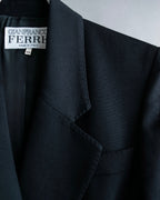 “GIANFRANCO FERRE” Beautifully shaped double tailored jacket
