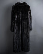 "GUCCI" Semi-custom atelier work fur long coat