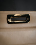 “Salvatore Ferragamo” 1990’s-00’s Gancini top handle bag