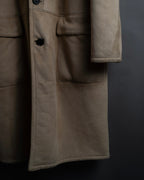 -SPECIAL- "LOEWE" 90's-10's Fur collar cordero lambskin long coat