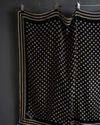 "JEAN PAUL GAULTIER" Classical dot pattern silk scarf