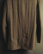 “Christian Dior” 90’s-00’s Fine-check wool three-button tailored jacket