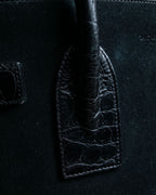 "Saint Laurent" Sac du Jour leather combination 2way bag