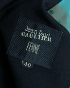 "JEAN PAUL GAULTIER FEMME" Beautiful shaped wool tailored jacket