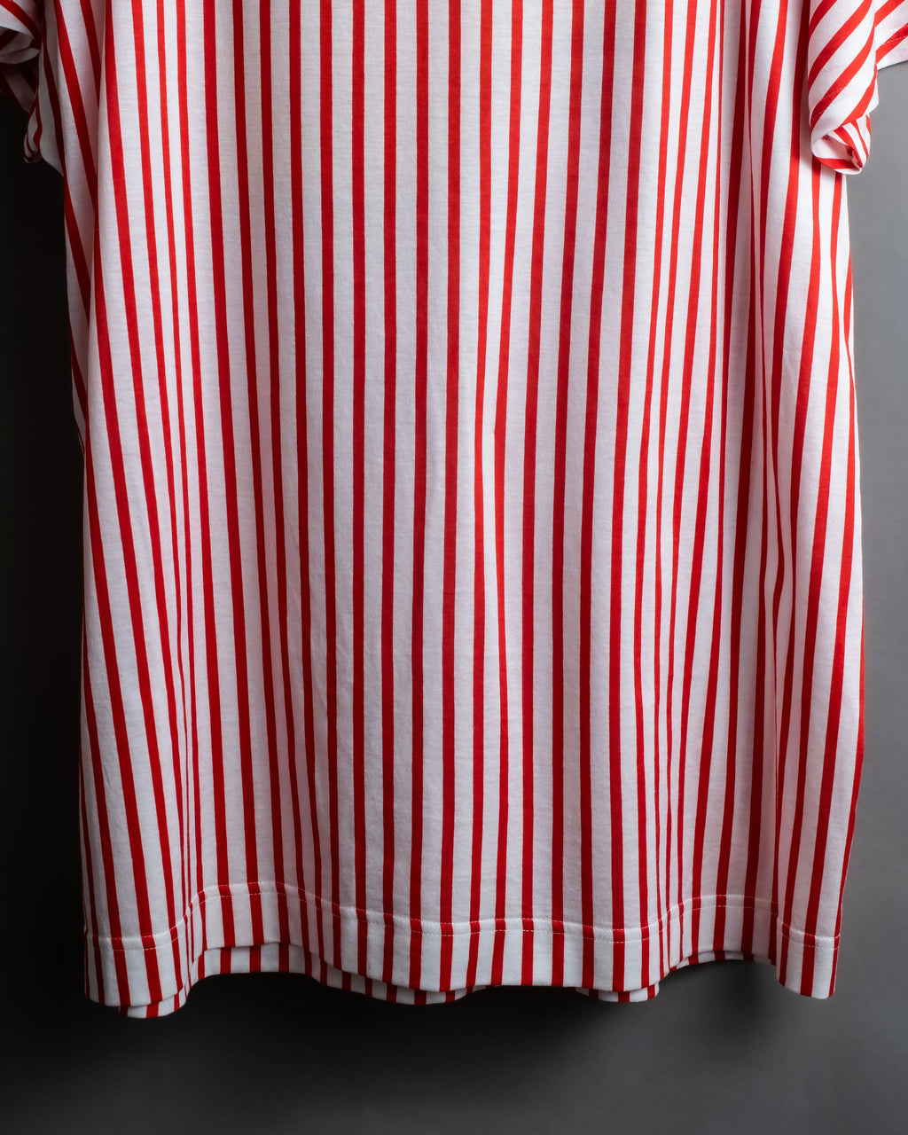 "Christian Dior" Stripe pattern front print tunic