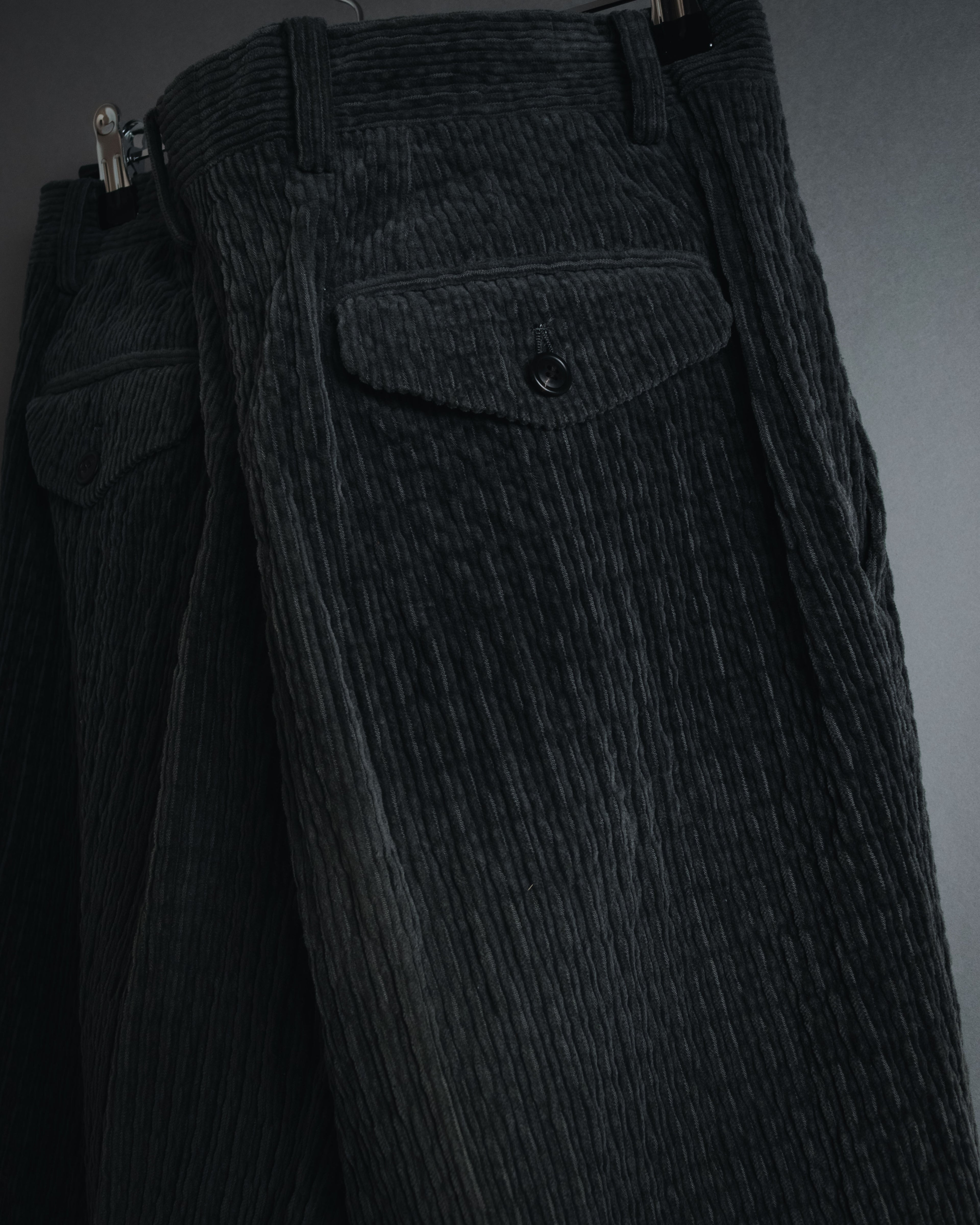 –SPECIAL– "ISSEY MIYAKE MEN" 98AW garment-pleated cotton tailoring set-up