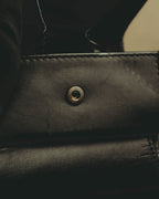 “BOTTEGA VENETA” 2010’s Intrecciato leather compact bi-fold wallet