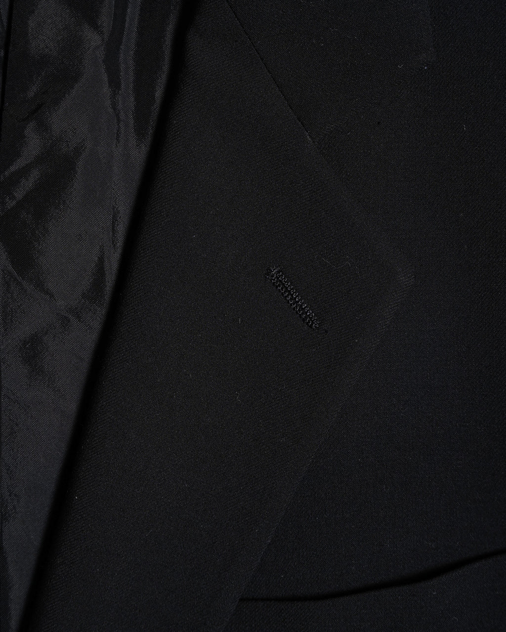 GIORGIO ARMANI/ Single Breasted 2B Pure Wool Tailored Jacket
Black