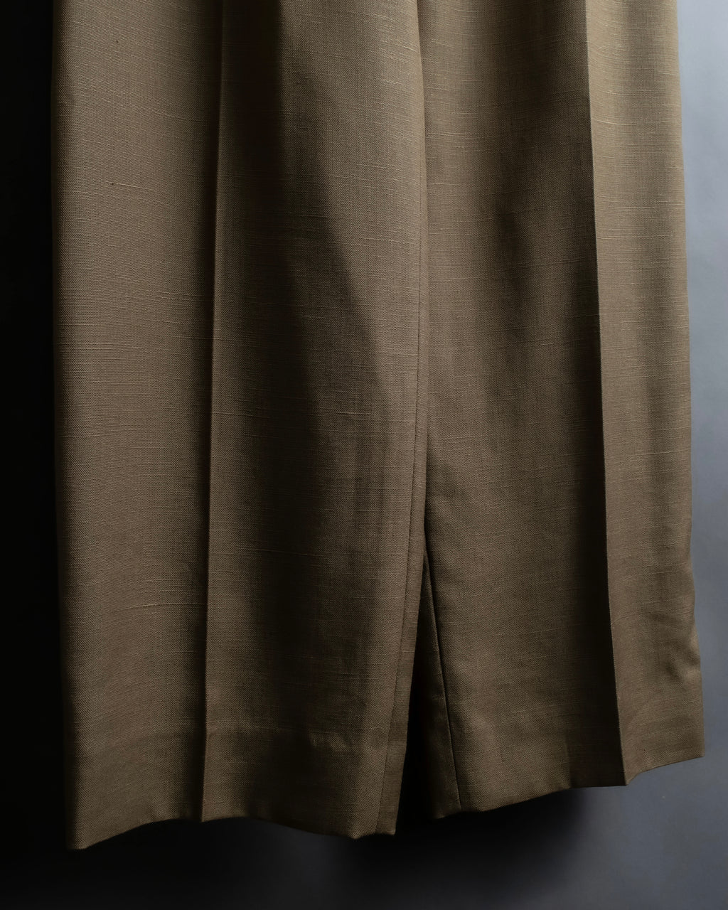 "Christian Dior" Center press wide tapered slacks