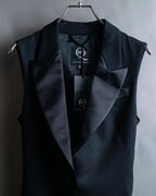 "MCQ Alexander McQueen" Flared silhouette cutting design tailored gilet