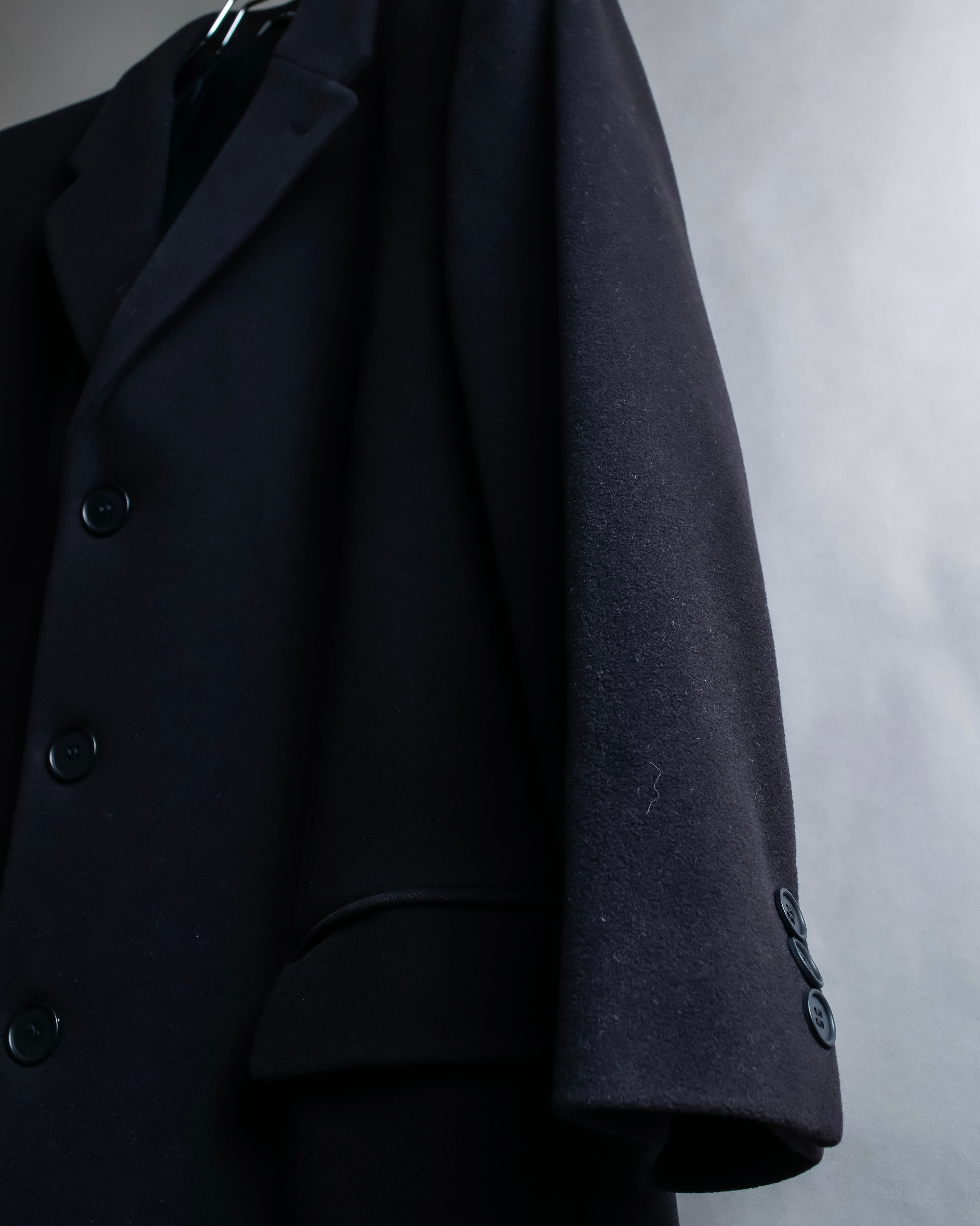 "EMPORIO ARMANI" Single-breasted oversized chester coat