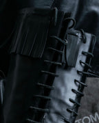 "TOM FORD" Fringe detail western long boots