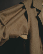 "Chloé" 70's-80's Wide-lapel double-breasted long coat