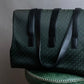 "LOEWE"  Anagram pattern combination leather shoulder bag