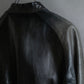 "PAUL SMITH" 100% sheep skin no collar leather jacket