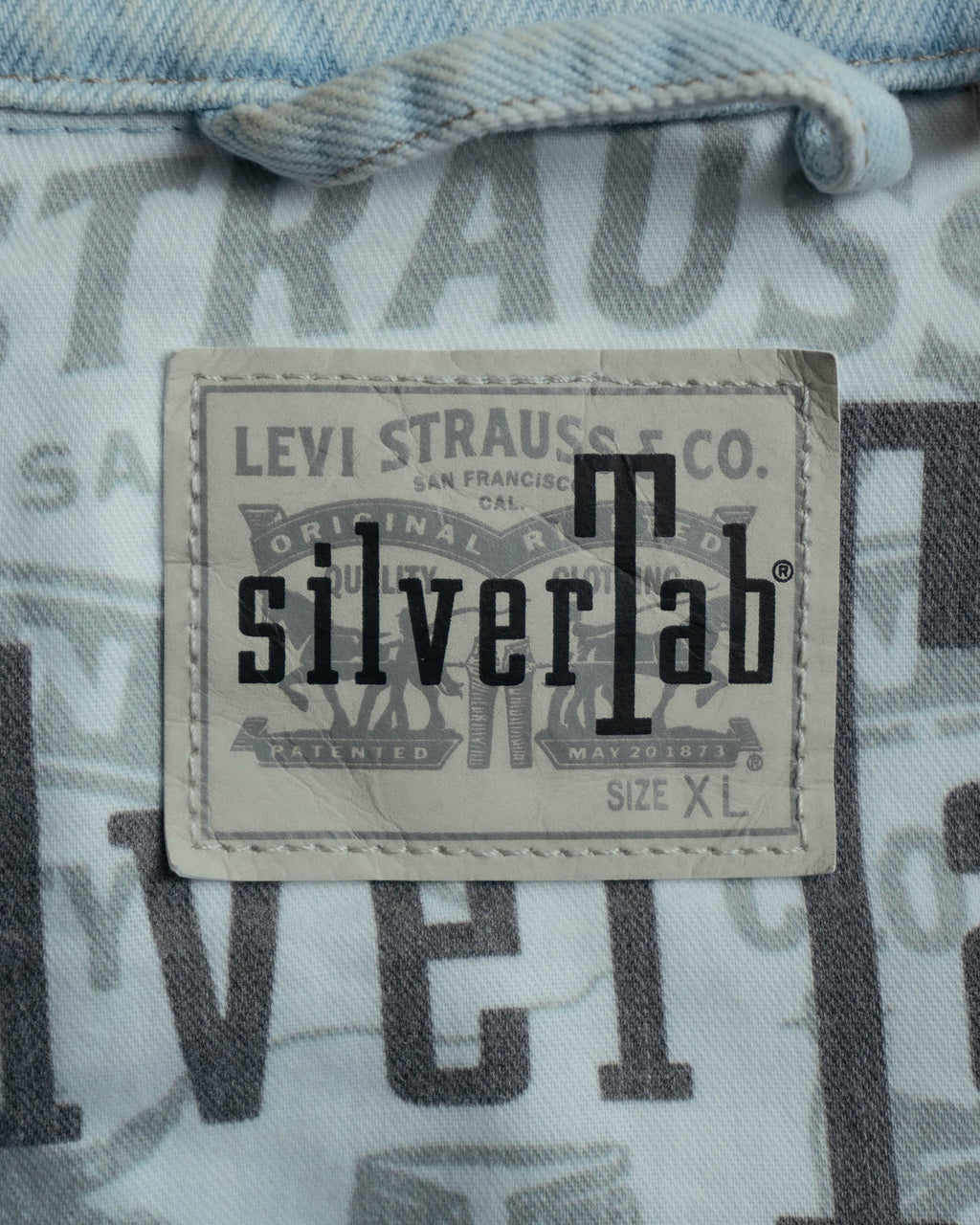 -MOOD MILLÉSIMES- “Levi’s SilverTab” 2010’s-20’s silvertab cropped light wash denim jacket