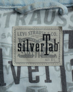 -MOOD MILLÉSIMES- “Levi’s SilverTab” 2010’s-20’s silvertab cropped light wash denim jacket