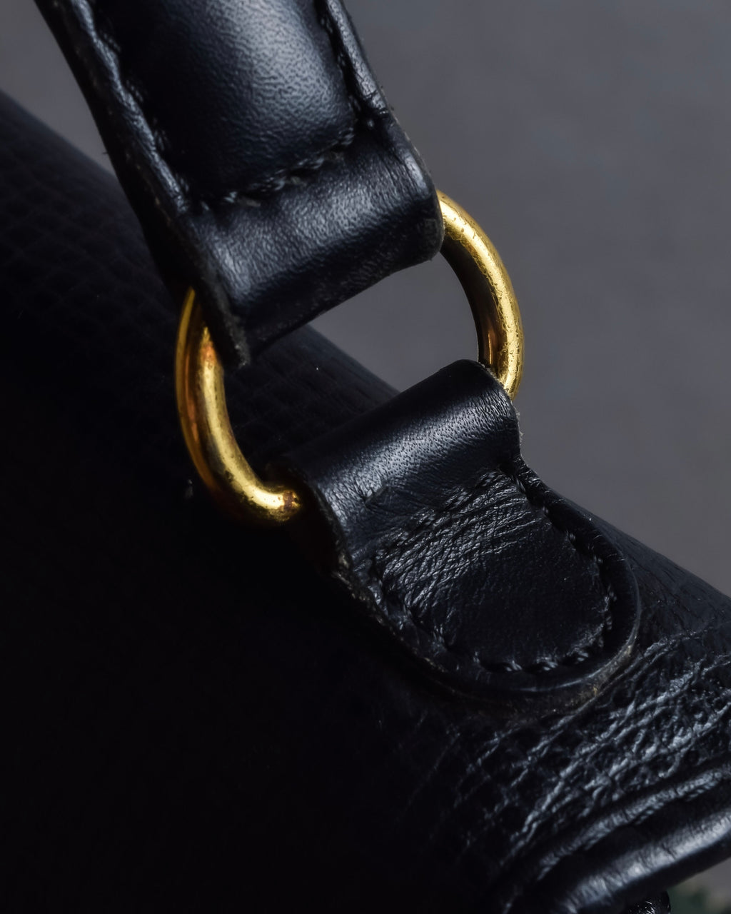 "Christian Dior" Vintage logo design leather hand bag