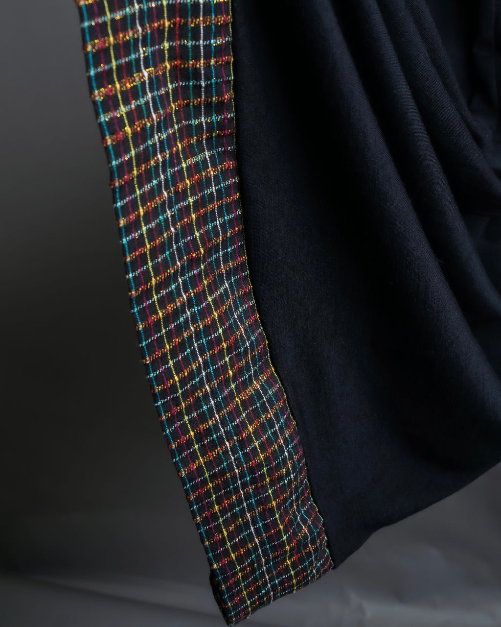 “JUNYA WATANABE” narrow waist  lame designed hem long dress