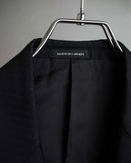 "YVES SAINT LAURENT" Classical tailoring shadow stripe pattern set up